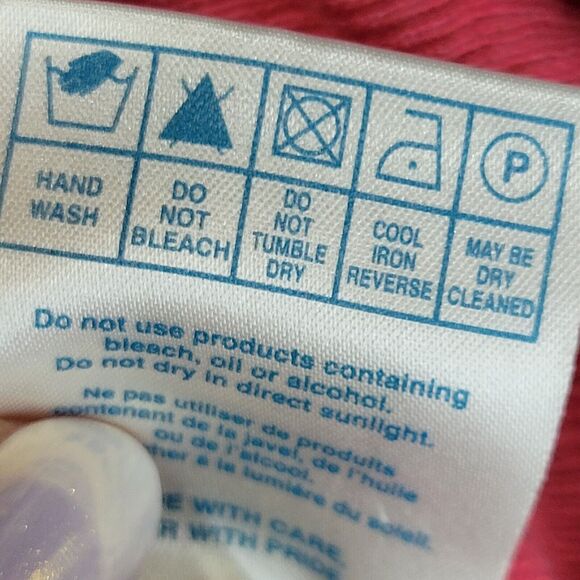 Ted Baker Womens Sweater Wool Silk Puffed Balloon Sleeves Medium Pink SZ 2=6 US - Picture 11 of 11